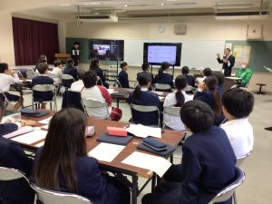 ３小学校合同のがん教育を実施しました