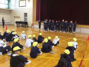 伊香高生による防災学習を実施しました