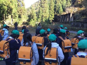 校外学習で土倉鉱山に行きました