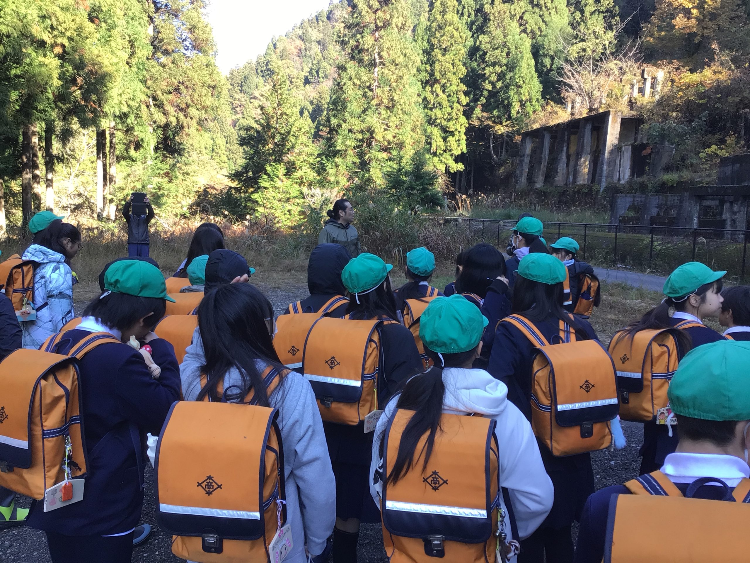 校外学習で土倉鉱山に行きました