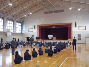 ３学期始業式を行いました